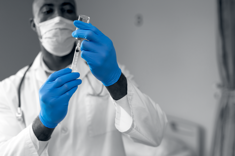 Unigloves Unicare Blue Nitrile Powder Free Gloves Pack of 100 - Image 4