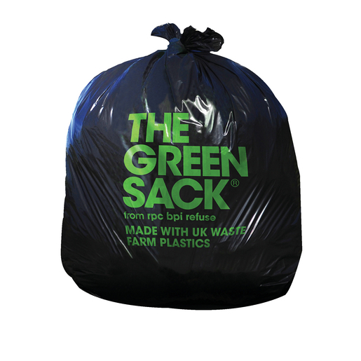 Black Refuse Sacks 90L Heavy Duty Roll of 200