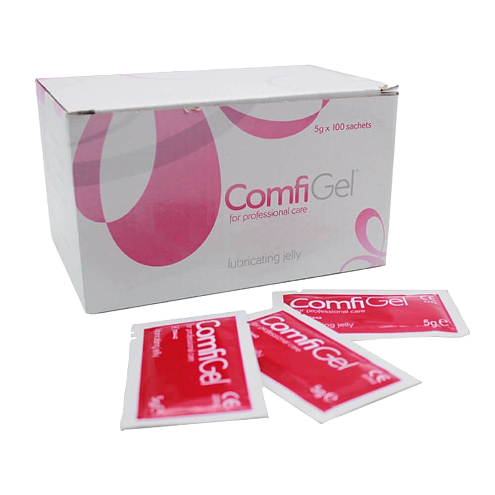 ComfiGel Lubricating Jelly 5g Sachets Box of 100
