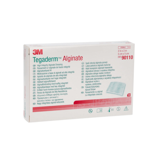 3M Tegaderm Alginate Dressing 5 x 5 cm Box of 10