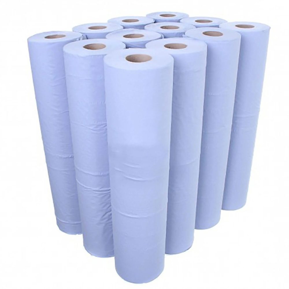 Blue Couch Roll 2 Ply 40m x 500mm Box of 12
