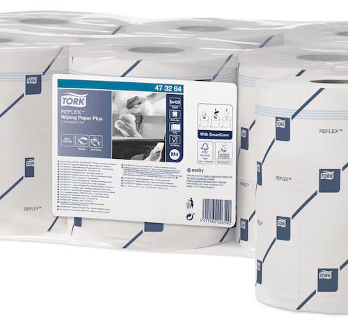 Tork Reflex White Centrefeed Wiping Paper 2 Ply 150 m Pack of 6