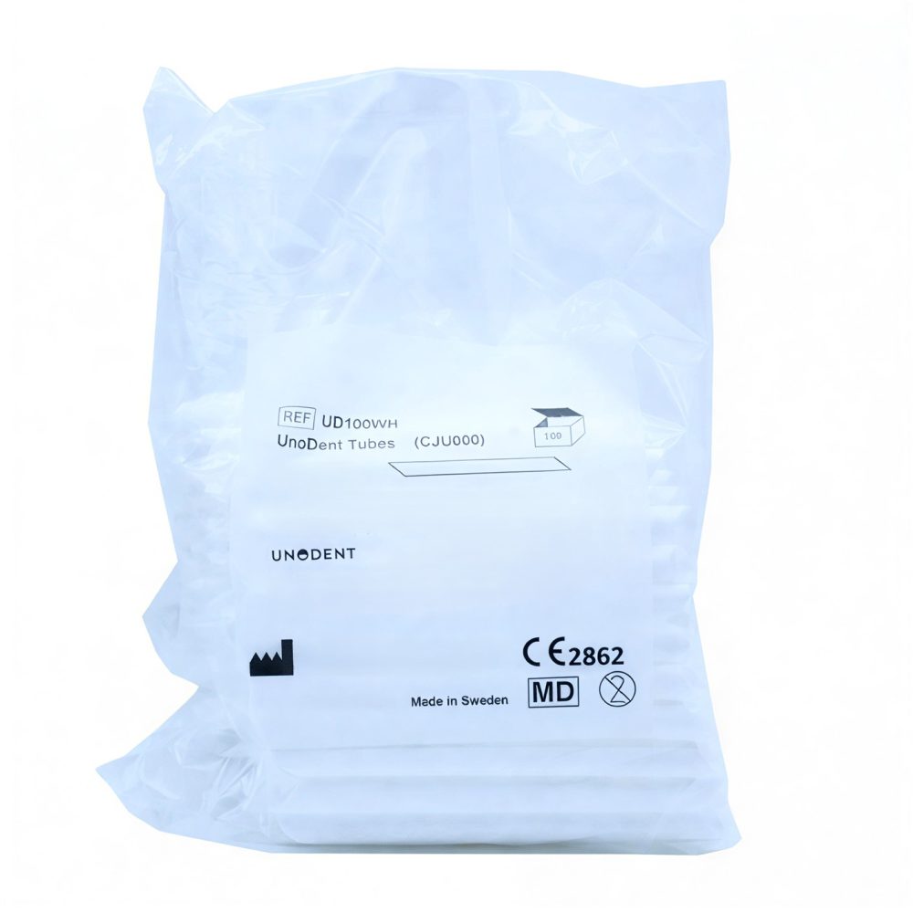 UnoDent Disposable Aspirator Tubes White 135 x 11 mm Pack of 100