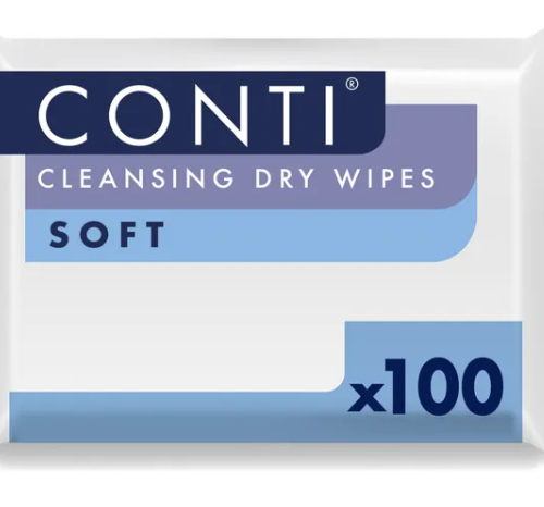 Conti Soft Cleansing Dry Wipes Pack of 100