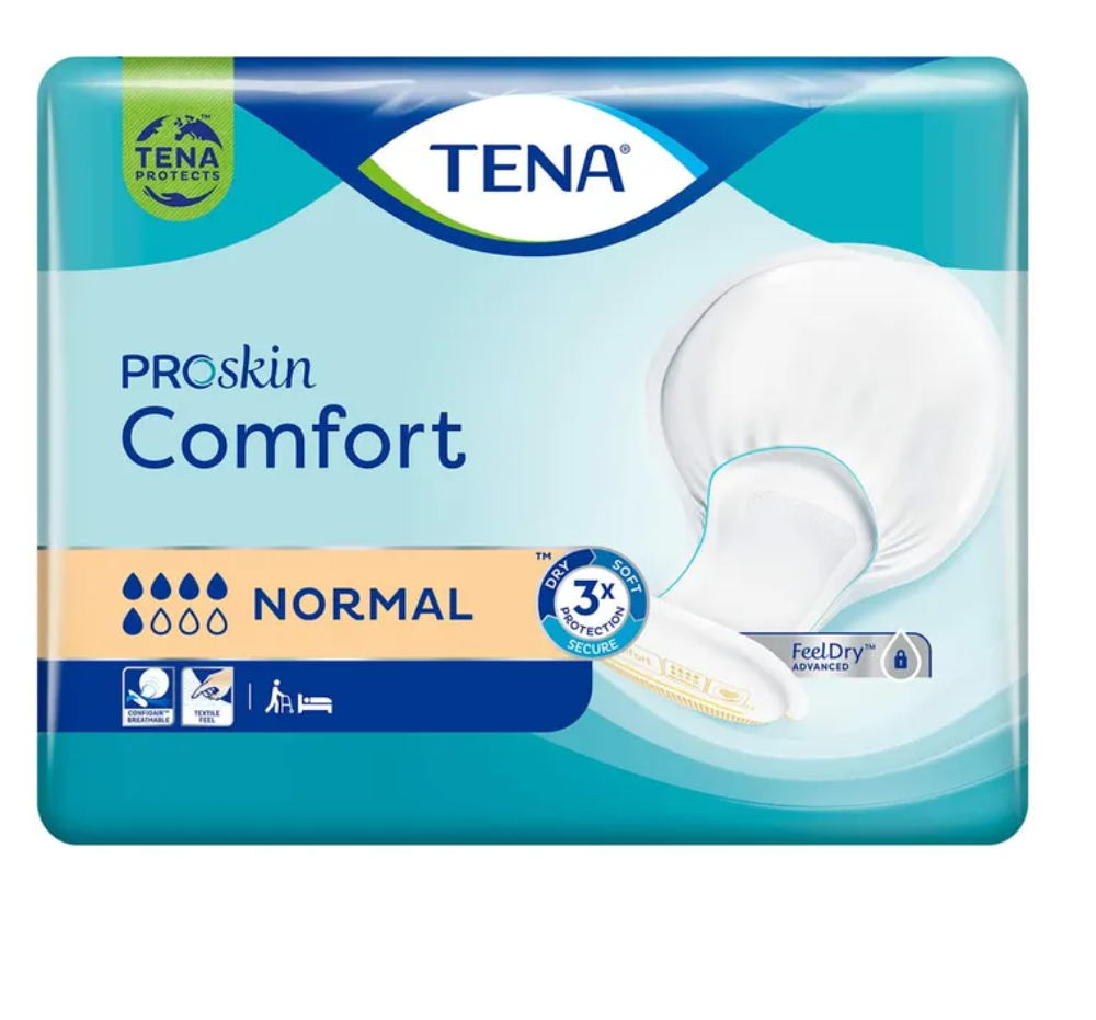 TENA Comfort Normal Incontinence Pads Pack of 42