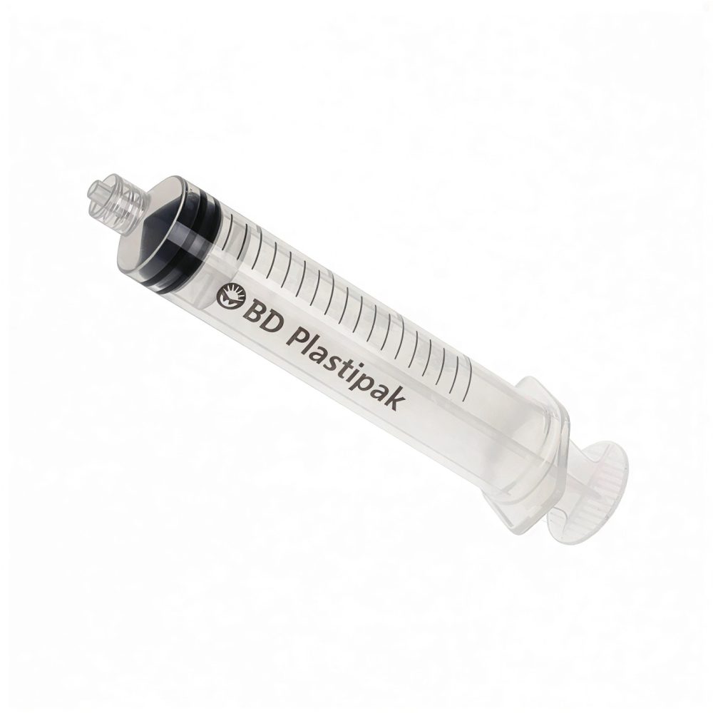 BD Plastipak 20 ml Luer-Lok Disposable Syringes Pack of 60
