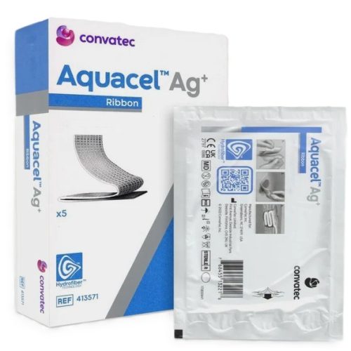 Convatec Aquacel Ag+ Hydrofiber Ribbon Dressing Pack of 5 | Various Sizes