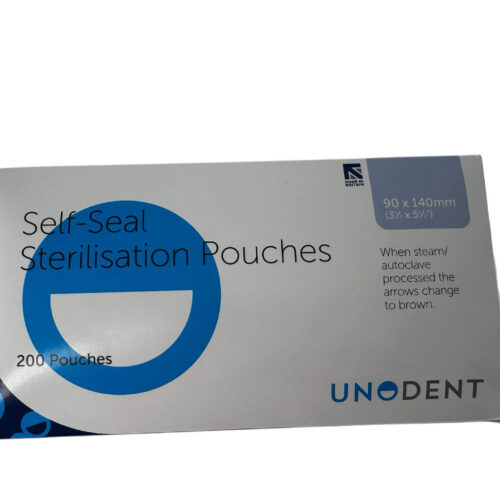 Sterilisation Pouches 90 x 140 mm (3.5" x 5.5") (Box of 200)