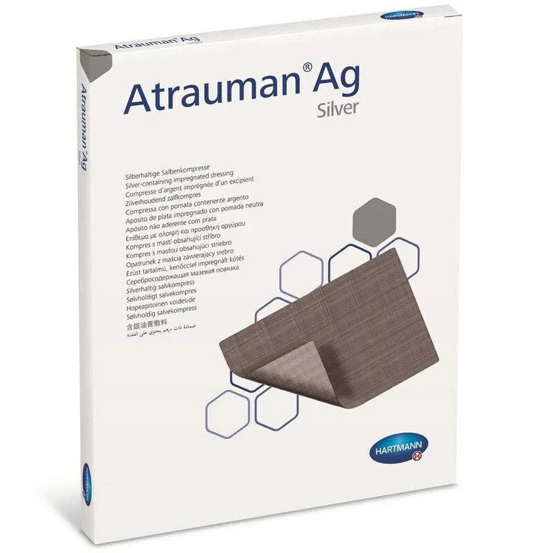Hartmann Atrauman Ag Silver Dressing 10 cm x 10 cm Box of 10