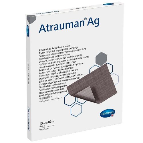 Atrauman AG Silver Dressing, 10cm x 20cm (Box of 10)