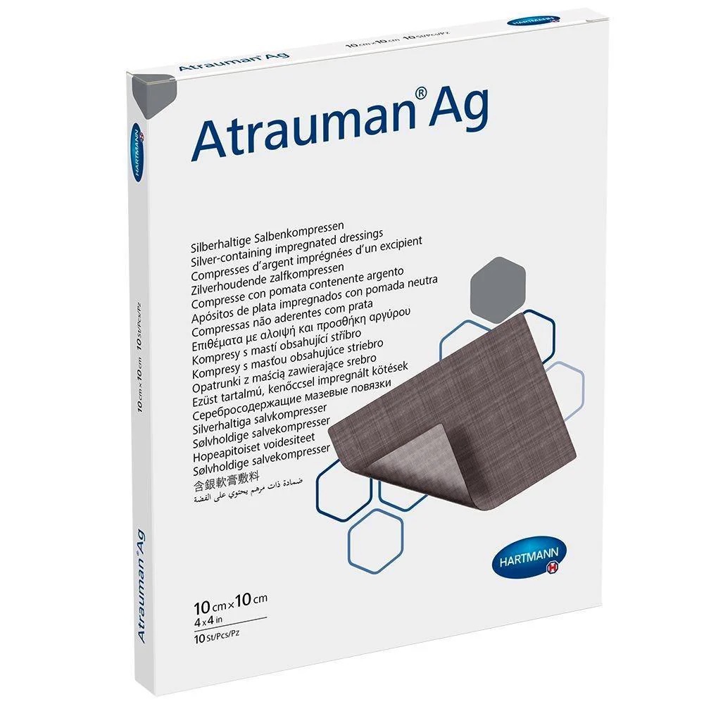 Atrauman AG Silver Dressing, 10cm x 20cm (Box of 10)