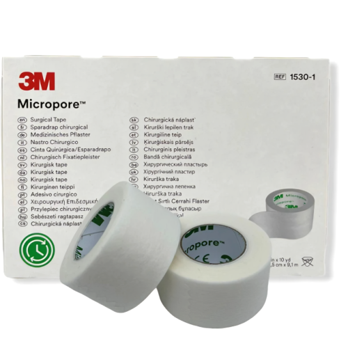 3M Micropore Surgical Tape 2.5 cm x 9.1 m Pack of 12