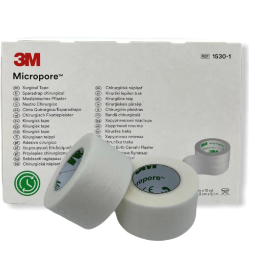 3M Micropore Surgical Tape 2.5 cm x 9.1 m Pack of 12