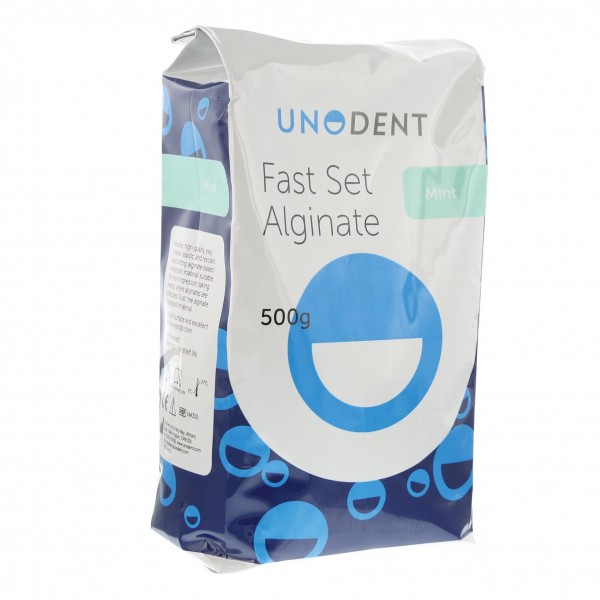 UnoDent Fast Set Alginate Refill Mint Flavour 500 g