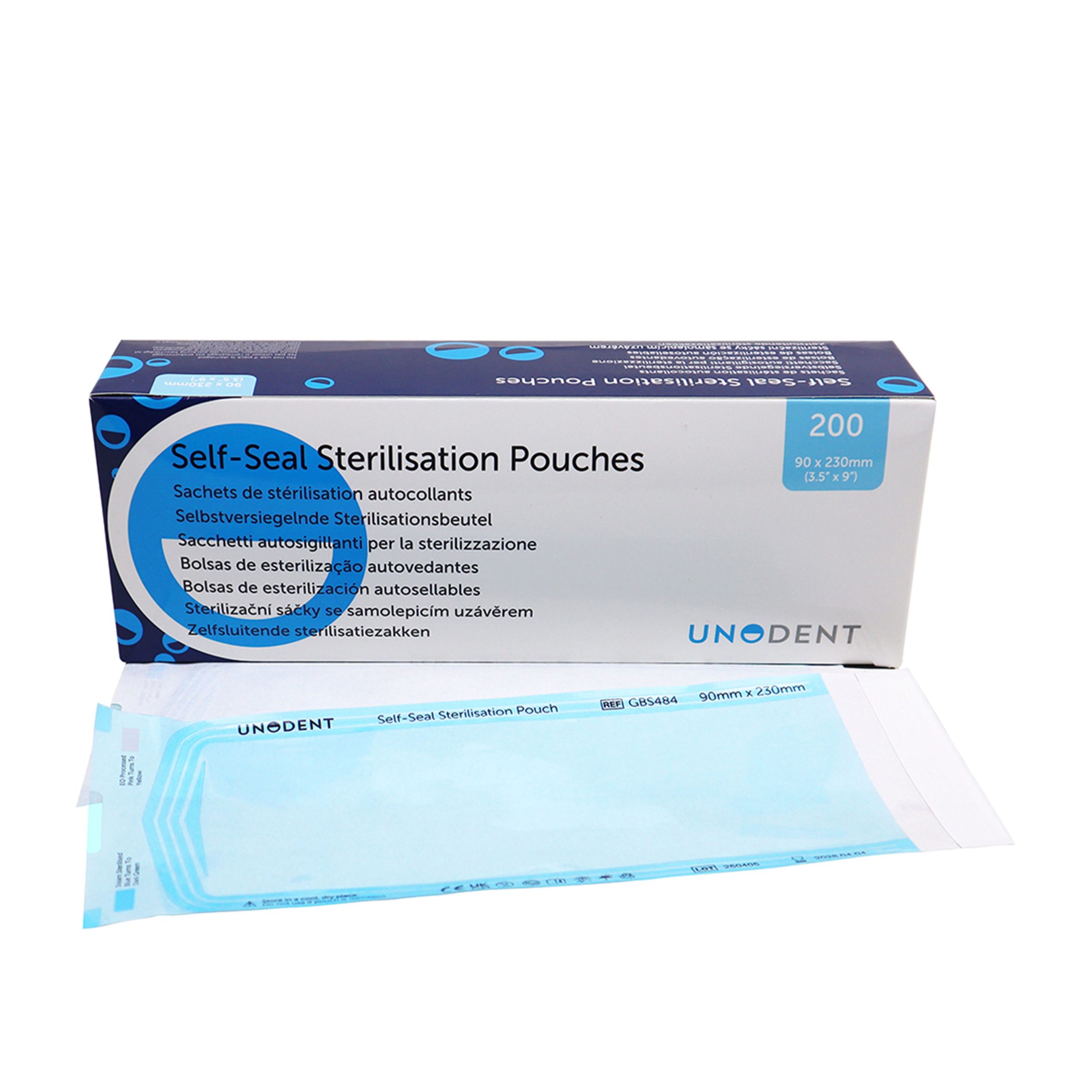UnoDent Sterilisation Pouches Pack of 200 3 UnoDent Sterilisation Pouches Pack of 200 - Image 3