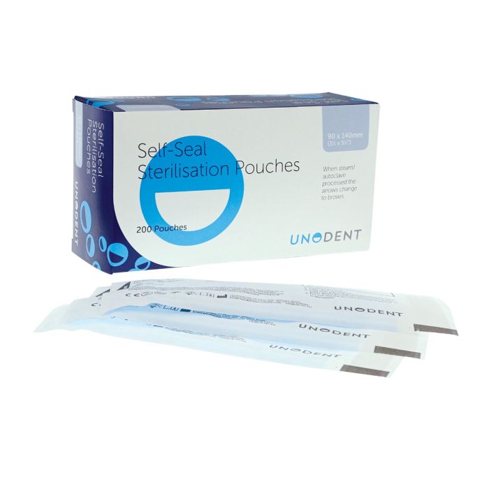UnoDent Sterilisation Pouches Pack of 200 2 UnoDent Sterilisation Pouches Pack of 200 - Image 2