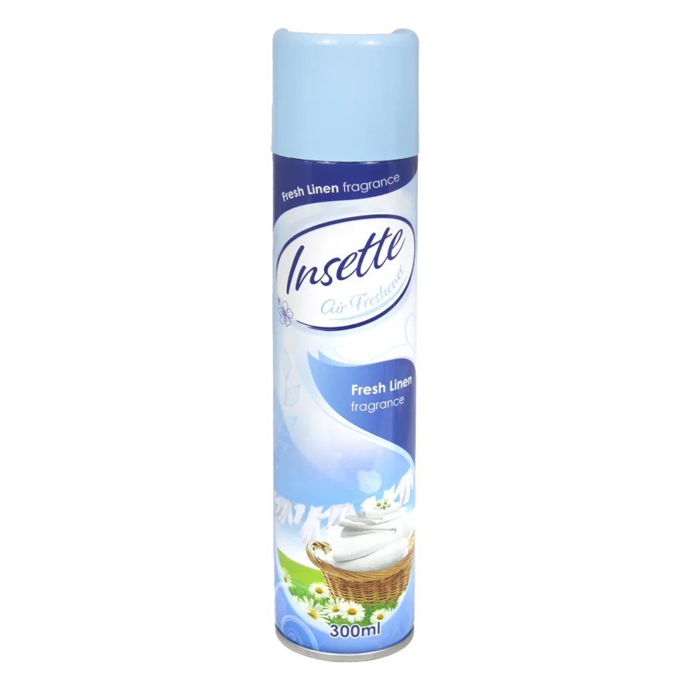Insette Air Freshener Aerosol - Fresh Linen 300ml