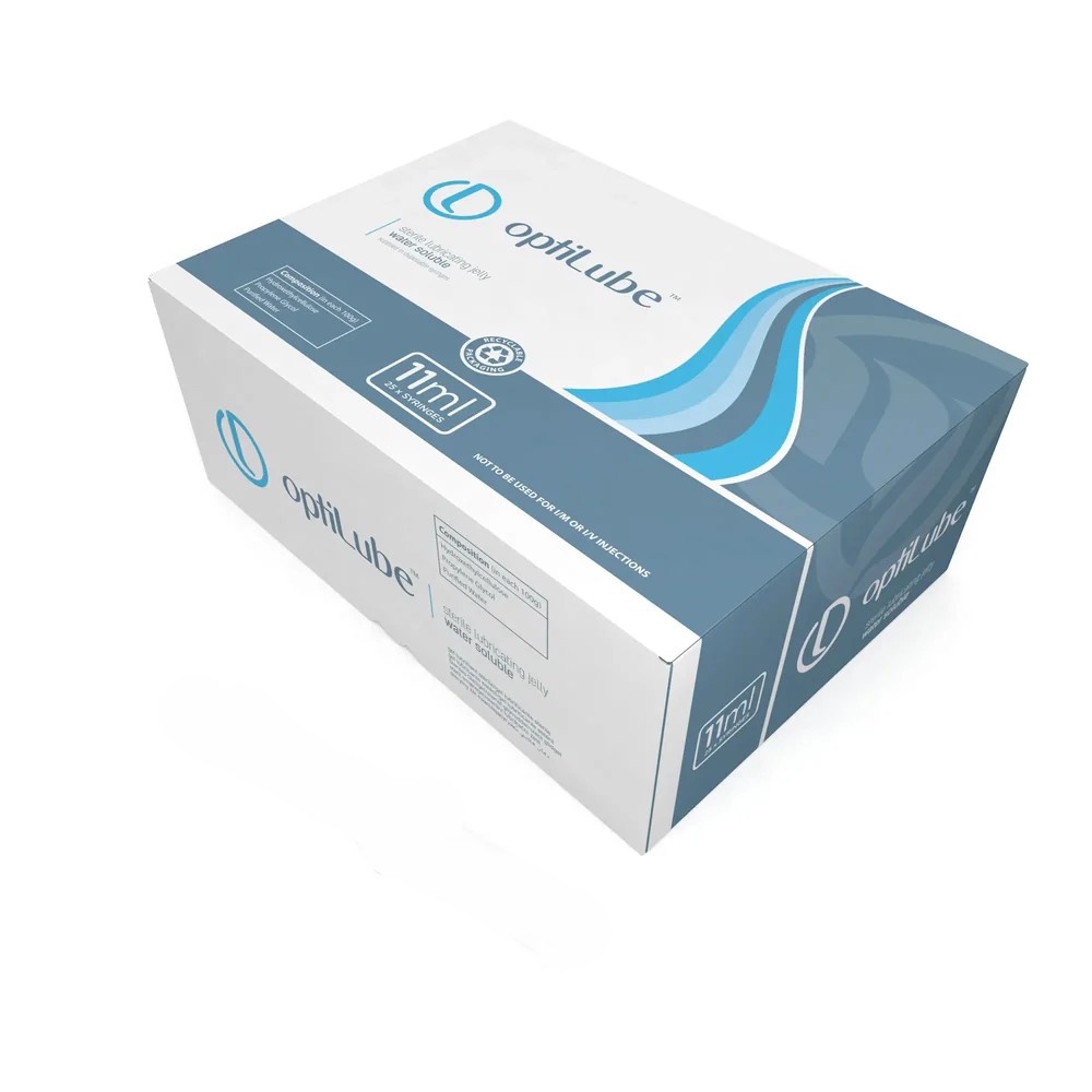 OptiLube Sterile Lubricating Jelly Syringes 11ml Box of 25