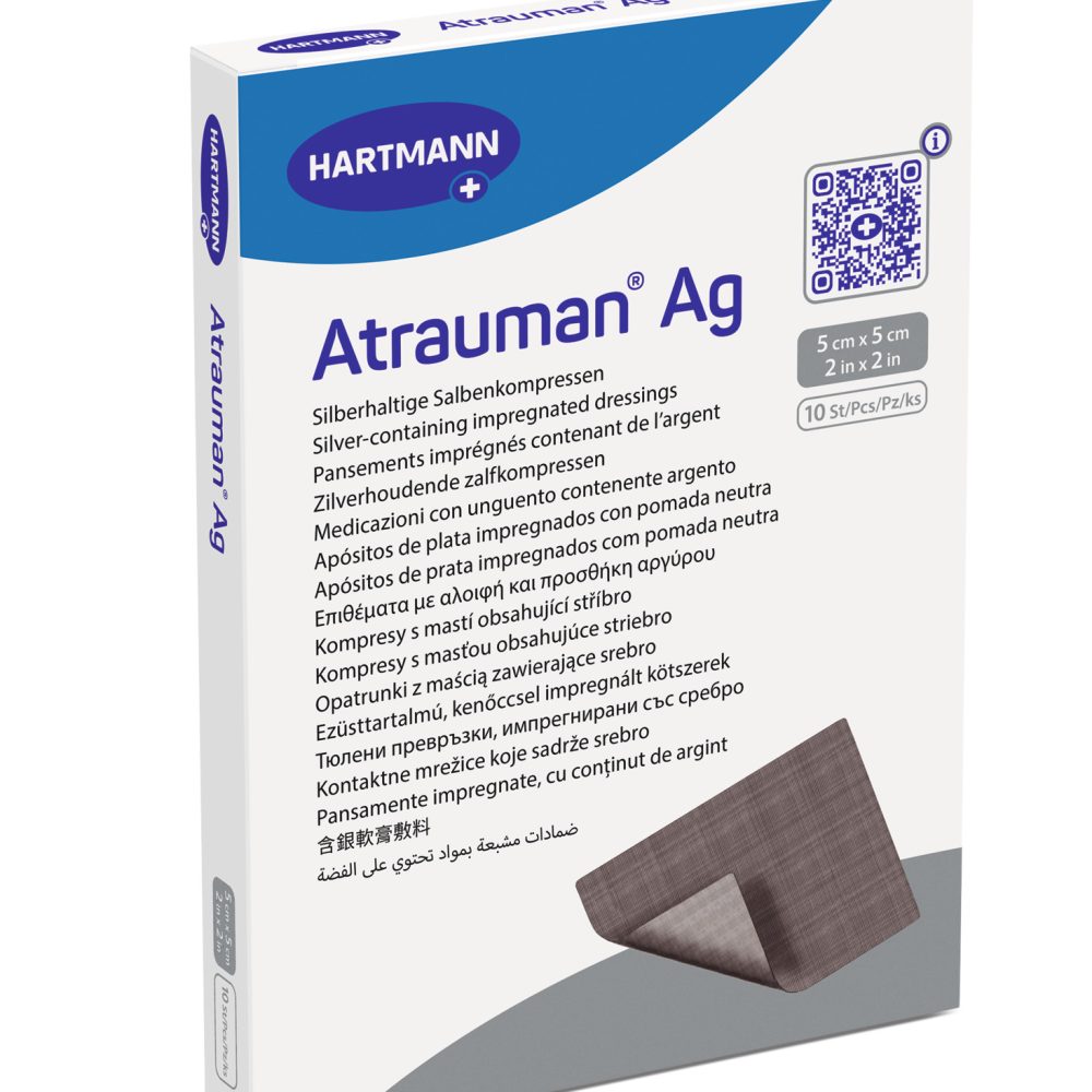 Hartmann Atrauman Ag Silver Wound Dressing 5cm x 5cm (Pack of 10)