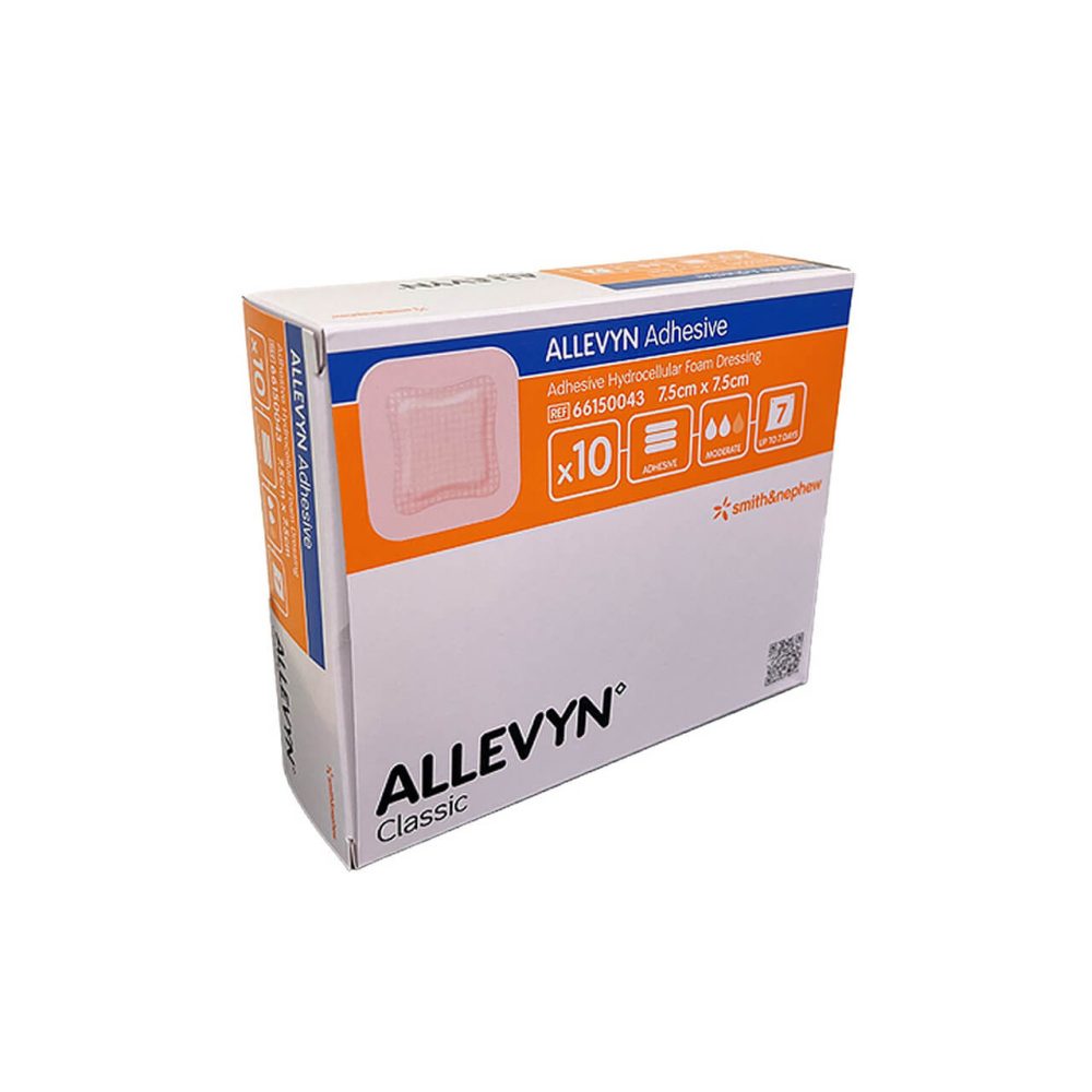 Allevyn Adhesive Dressing 7.5cm x 7.5cm (Pack of 10)