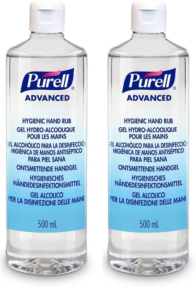 Purell Advanced Hygienic Hand Rub 500ml Flip Top x1
