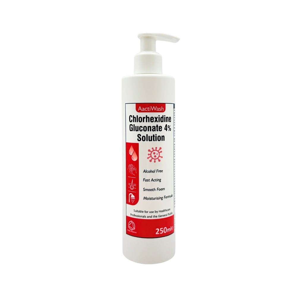 AactiWash Chlorhexidine Gluconate 4% Solution 250ml