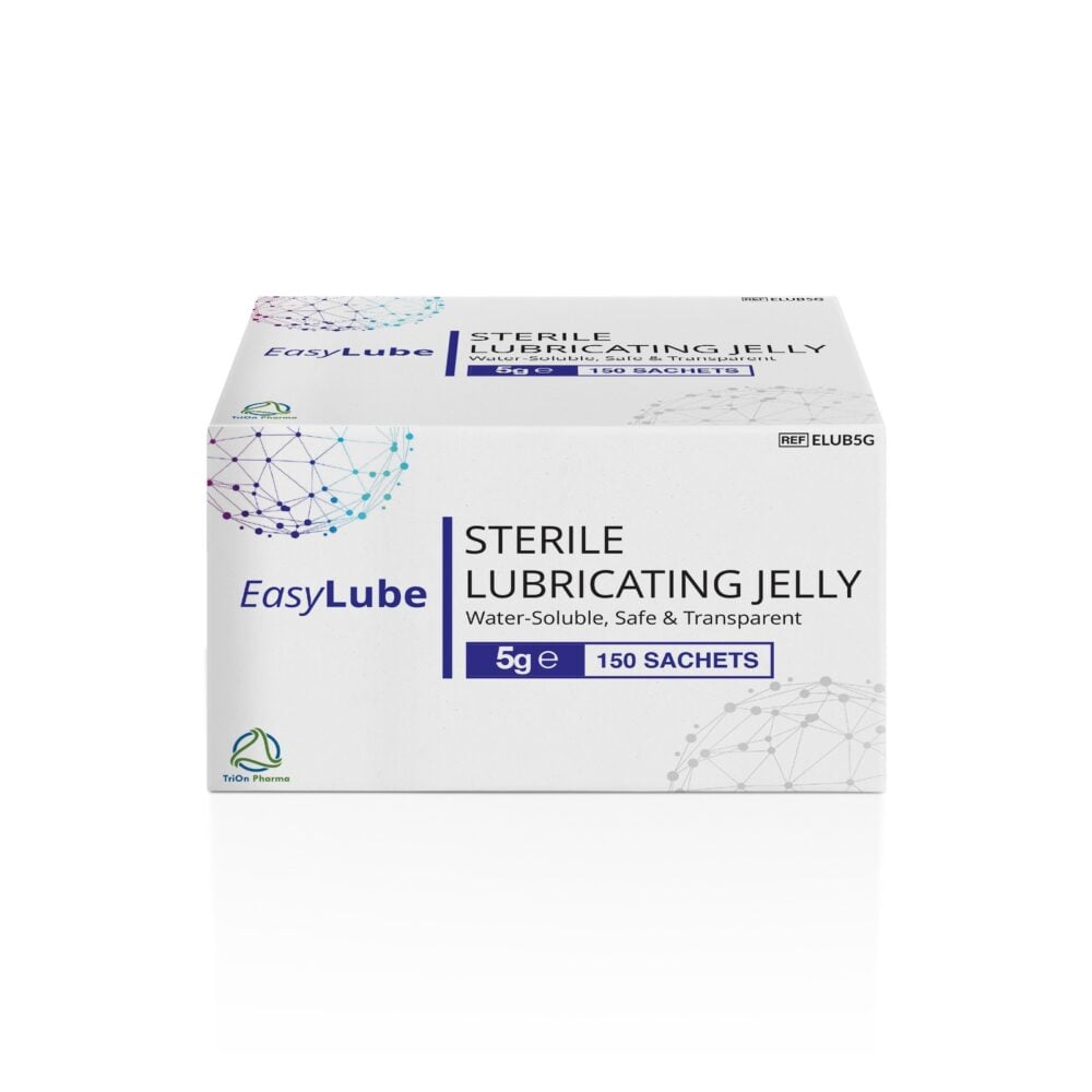 EasyLube Sterile Lubricating Jelly 5g Sachets Box of 150