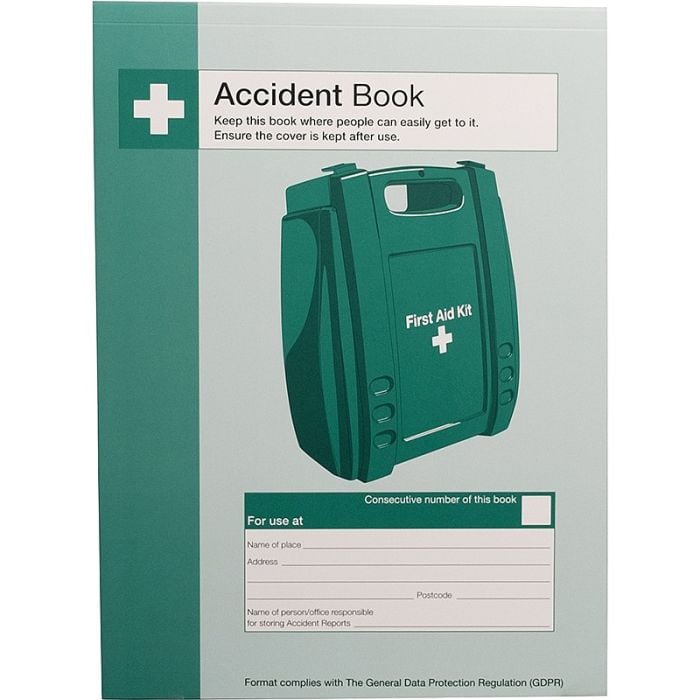 Accident Report Book A4 GDPR Compliant x 1