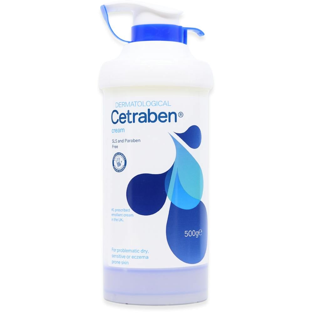 Cetraben Emollient Cream 500g pump dispenser