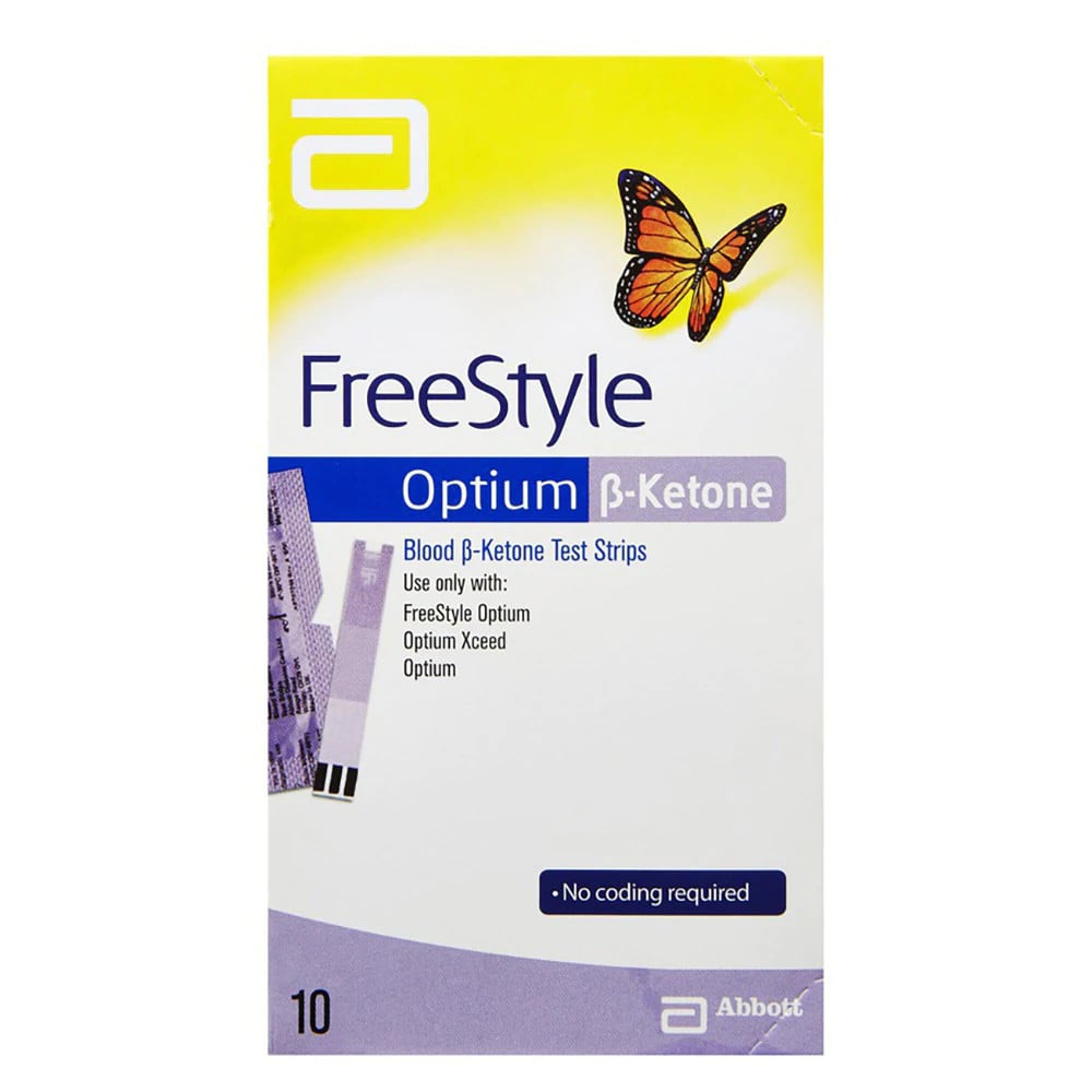 FreeStyle Optium Beta-Ketone Test Strips (Pack of 10)