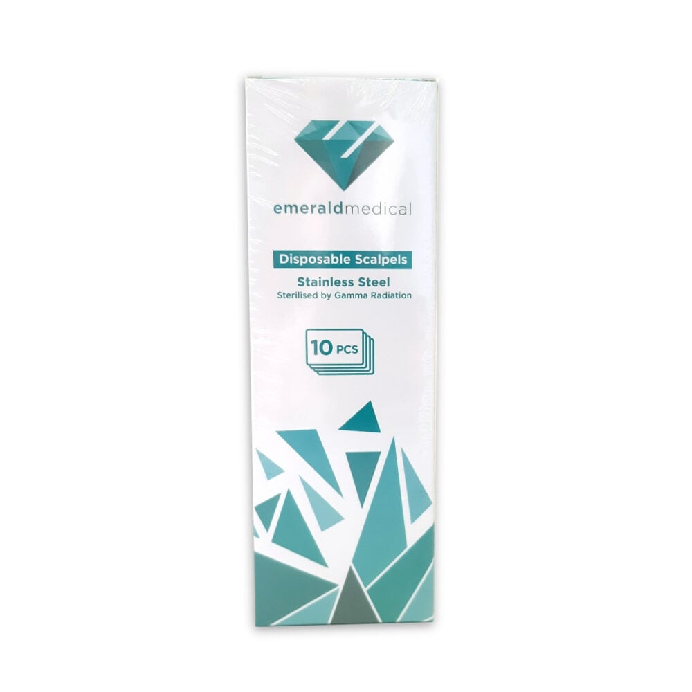 Emerald Medical disposable scalpels carton