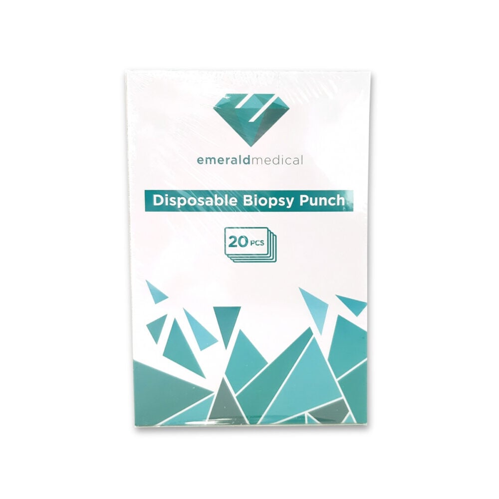 Emerald Medical standard biopsy punch carton, pack of 20