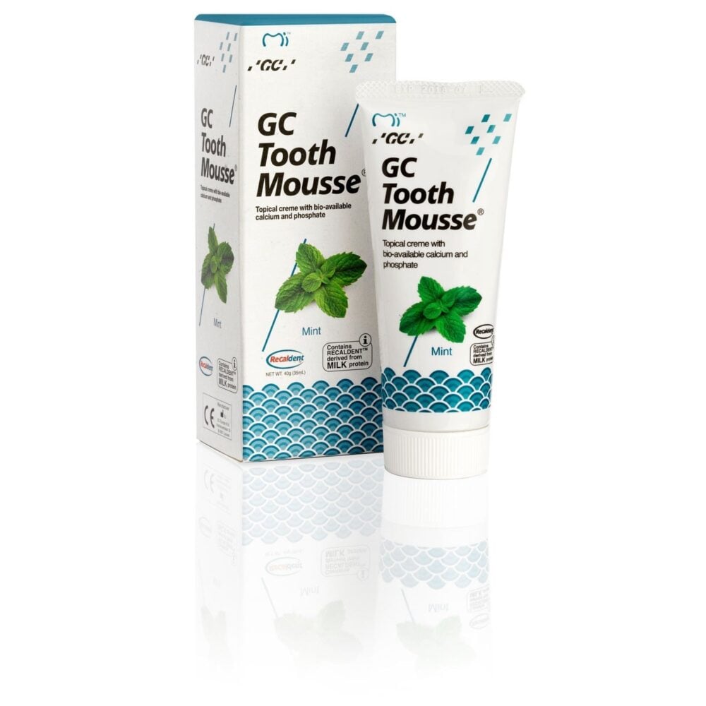 GC Tooth Mousse Mint 40g tube and box
