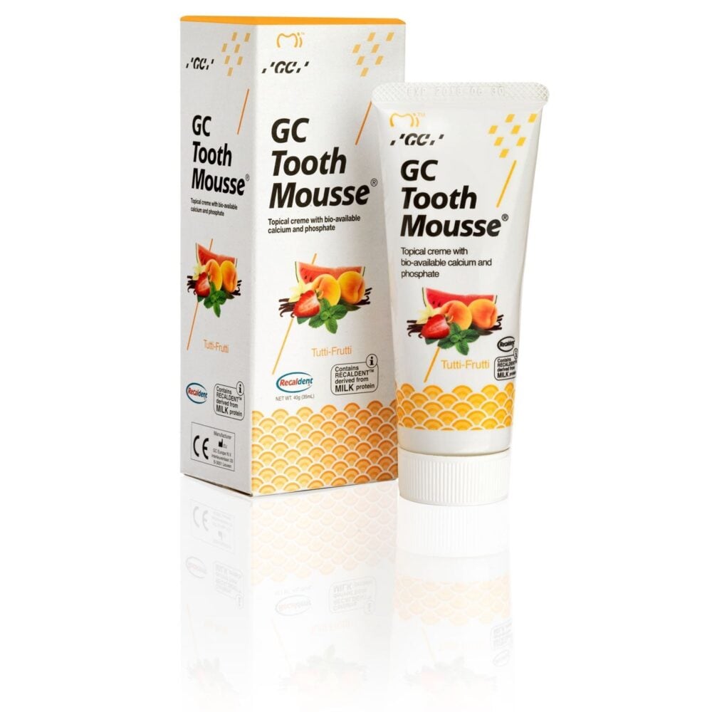 GC Tooth Mousse Tutti-Frutti 40g tube and box